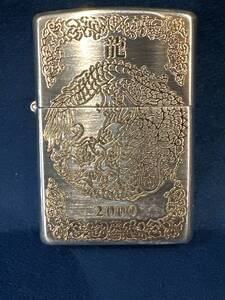 未使用保管品　zippo ジッポー bradford pa 2000年龍　173 ／2000限定