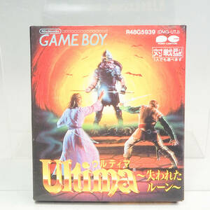 任天堂 GAME BOY ゲームボーイ Ultima ウルティマ 失われたルーン R48G5939 DMG-UTJ アクションRPG ニンテンドー GB K5591