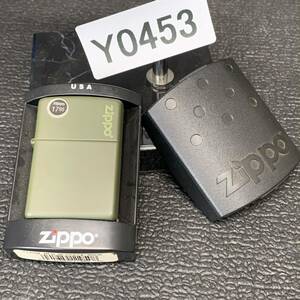 ZIPPO 未使用　マットカラー khaki Green Matteオイルライター　ジッポー ARMY 2003年製 化粧箱有り Y0453