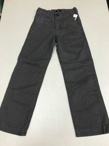 値下げ！■ＧＡＰ■新品■130■厚めのチノパン■ギャップ■グレー ■ストレート■２-1