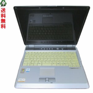 富士通 FMV-BIBLO NB NB55L【Celeron M 360】　512MBメモリ　【WindowsXP世代のPC】 電源投入可 ジャンク　送料無料 1円～ [89335]