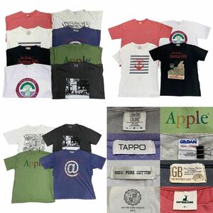 メンズ Ｔシャツ 8枚 アメカジ 古着 apple アップル 企業 us古着 国内mix まとめ売り ギルダン SIZE：Lサイズ相当 ■0429KHM③