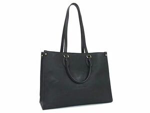 1円 ■美品■ LOUIS VUITTON ルイヴィトン M45595 モノグラムアンプラント オンザゴー MM ハンドバッグ トートバッグ ブラック系 FF1202