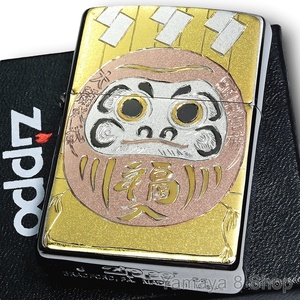 新品 ZIPPO 電鋳版 ダルマ シルバー 和柄 ジッポー ライター