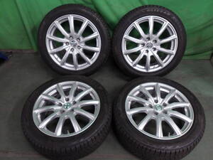 ☆　タイヤ：BRIDGESTONE　BLIZZAK VRX3　2022年製　冬　225/50R18　ホイール：日産　7.5J　+45　PCD114.3　5H　スカイライン