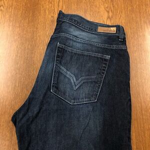 【FI319】DKNY JEANS W40 L30 大きいサイズ ビッグサイズ 色落ち加工 ジーンズ デニムパンツブランド古着ダナキャランニューヨーク送料無料