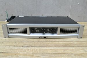 C1748■現状品(アナログ入力OK・スピーカー赤黒端子OK確認済)■QSC パワーアンプ■GX3