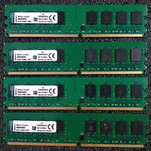 【中古】DDR2メモリ 16GB(4GB4枚組) Kingston KVR800D2N6/4G ※AMD用 [DDR2-800 PC2-6400]