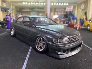 アオシマ 100系VELTEXチェイサー改　完成品 ドア開閉ギミック付き！