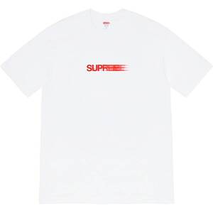 Supreme 20SS Week18 Motion Logo Tee White Small オンライン購入 国内正規 全タグ付 シュプリーム モーションロゴ Tシャツ 白赤 Sサイズ