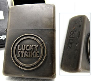 ラッキーストライク ブラス メタル zippo ジッポ 1994年 未使用