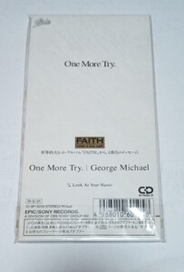 ジョージ・マイケル GEORGE MICHAEL 新品 8cmCD 「ONE MORE TRY」10・8P-3019 WHAM! 8cm CDシングル 国内盤 短冊 ワム! promo 送料無料