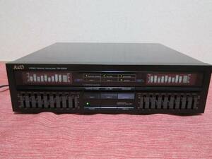 ☆動作品!!　Ａ＆Ｄ ステレオ 左右独立 グラフィックイコライザー グライコ STEREO GRAPHIC EQUALIZER DA-E830 日本製 MADE IN JAPAN