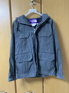 【古着送料込】THE NORTH FACE 65/35 サイズL ノースフェイスパープルレーベル マウンテンパーカ グレー nanamica