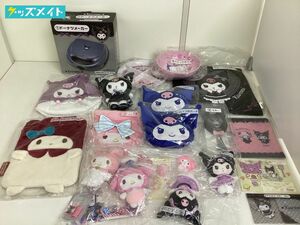 12 【現状】 サンリオ グッズ まとめ売り マイメロディ クロミ ドーナツメーカー 巾着 マスコット 他