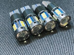 爆光T10LEDバルブ ホワイト10SMD12V24VCANBUSキャンセラ4個