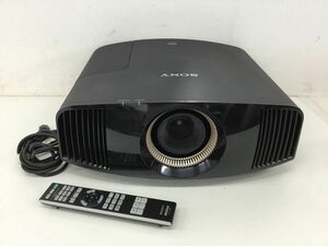 ●営ST404-140【通電動作確認済み】SONY ソニー 型番VPL-VW500ES プロジェクター 4K対応 フラグシップ 映像機器/希少 RM-PJ24リモコン付きt