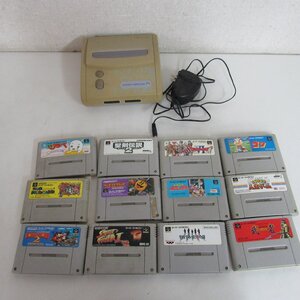 ○スーパーファミコン ジュニア SHVC-101 ソフト 12本付き