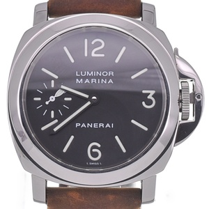 パネライ PANERAI PAM00001 ルミノールマリーナ スモールセコンド 手巻き メンズ 美品 内箱・保証書付き K#131668