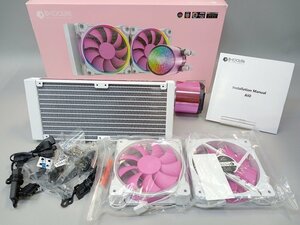 【未使用・箱ダメージあり】 ID-COOLING アイディークーリング PINKFLOW240 Diamond Edition 簡易水冷CPUクーラー [4-5] No.1652