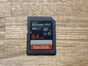 SanDisk Extreme PRO サンディスク 64GB UHS-Ⅱ U3 300MB/s