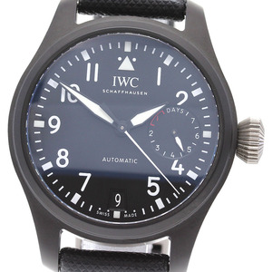 IWC IWC SCHAFFHAUSEN IW502001 ビッグパイロットウォッチ トップガン 7DAYS 自動巻き メンズ 美品 保証書付き_837279