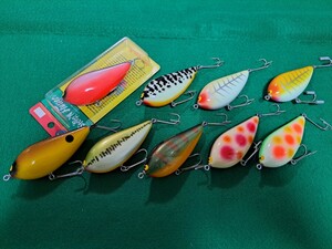 バルサ50★ステッピンフラッター★9個セット★Balsa 50★入手困難品★検/オールドヘドンABUアーボガスト