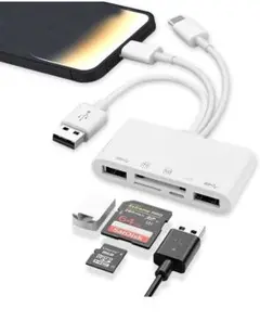 SDカードリーダー iPhone/iPad/Type-C/Micro-USB