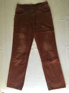 WRANGLER ラングラー コーデュロイ W32 ブラウン USED