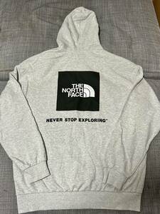 ノースフェイス 韓国 ホワイトレーベル スウェットパーカー ボックスロゴフーディー NSE BOX LOGO HOODIE 海外限定 サイズL