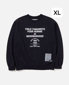 NEIGHBORHOOD ネイバーフッド 24AW NH X YOHJI YAMAMOTO . SWEAT SHIRT LS BLACK XL 　スエット