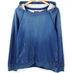 ■BLUE BLUE ブルーブルー INDIGO DYE / 聖林公司 / CL1498 / 日本製 / メンズ / インディゴ フード付き スウェット トレーナ size 1 (S)