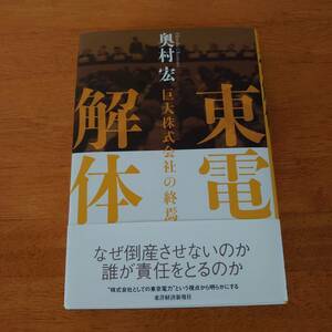 東電解体 巨大株式会社の終焉 奥村宏(著) 東洋経済新報社