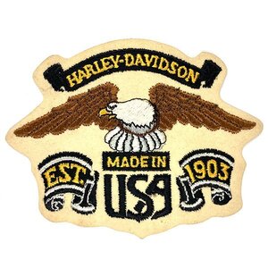 ハーレー・ダビッドソン イーグル パッチ Harley Davidson Eagle Patch 鷲 鷹 バイカー HARLEY-DAVIDSON Biker