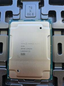 SRF95 Intel Xeon Platinum 8268 24-Core 35.75M Cache 2.90 GHz CPU Processor 動作確認済