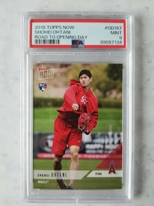 【PSA9】2018 Topps Now Road to Opening Day Rookie Card #OD167 Shohei Ohtani 大谷翔平 ルーキーカード