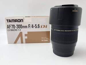 【1円スタート】☆カメラレンズ☆ ◆美品◆　TAMRON　タムロン　AF 70-300mm　1:4-5.6　Di　TELE-MACRO　A17　キヤノン　マウント