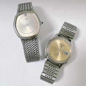 SEIKO セイコー 2本まとめ　6619-8270 5931-5270 CREDOR Sportsmatic ジャンク