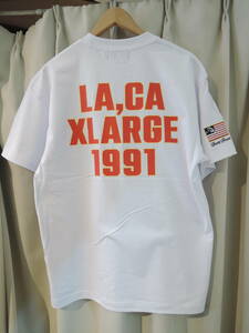 X-LARGE XLARGE エクストララージ LOCAL LOGO S/S TEE ホワイト Mサイズ 人気商品 送料￥230～ 値下げしました！