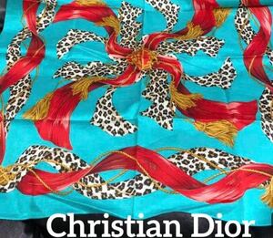 新品　Christian Dior ディオール　ハンカチ スカーフ 膝掛け 大判　☆送料185円☆