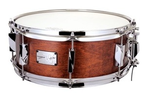 YAIBA2 Maple 5.5x14 Snare Drum Antique Brown Mat LQ