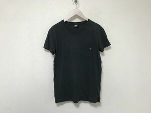 本物ディーゼルDIESEL 55DSLコットンVネックポケット半袖Tシャツメンズサーフアメカジミリタリーストリートサーフグレー柄XS