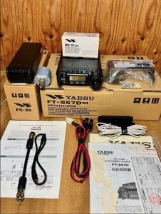 YAESU◆HF～430MHｚオールモードトランシーバーFT-857DM・897/857シリーズ対応アンテナチューナFC-30◆中古完動品オマケ付き