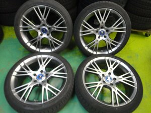 ■40764■トヨタ　モデリスタ◎7.5ＪＸ18　114.3/5Ｈ＋45LEMANS V225/40R18　アルミ夏タイヤ4本セット