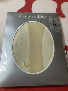 Christian Dior oC1005o マチ カカト付 左足ワンポイント クリスチャンディオール パンティストッキング panty stocking アイボリー