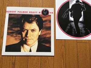 ★ロバート・パーマーの9作目！／HEAVY NOVA　ROBERT PALMER ※1988年の貴重アナログ盤　※「シー・メイクス・マイ・デイ」も収録