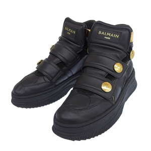 バルマン BALMAIN プーマ PUMA ハイカットスニーカー ブラック 26cm レディース 8606