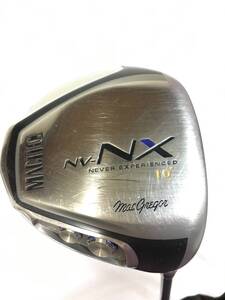 A2658　MacGregor　マグレガー　MACTEC　NV- NX　1W　ドライバー　10°　FLEX-S　ゴルフクラブ