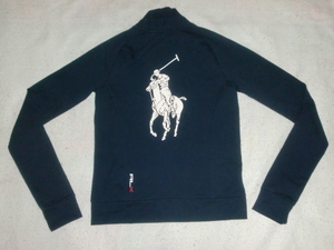 ★RLX/Ralph Lauren 2008 US OPEN ジャージトップ Womens US S ポロラルフローレン RLX 2008 US オープン トラックトップ ネイビー