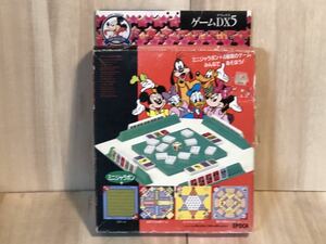 新品　未開封　当時物　エポック社 ゲームDX5 ミニジャラポン　ボードゲーム game vintage retoro 古い　昔の　Mickey Mouse